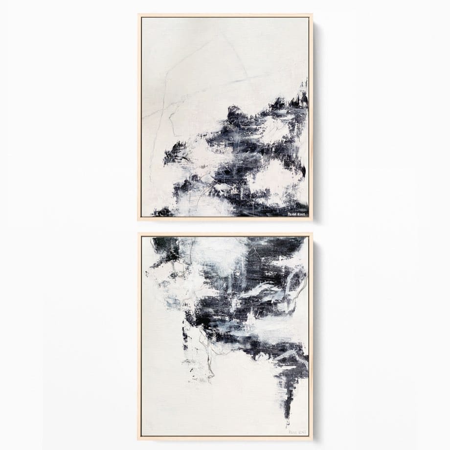 From Mountain to Sea - Diptych 