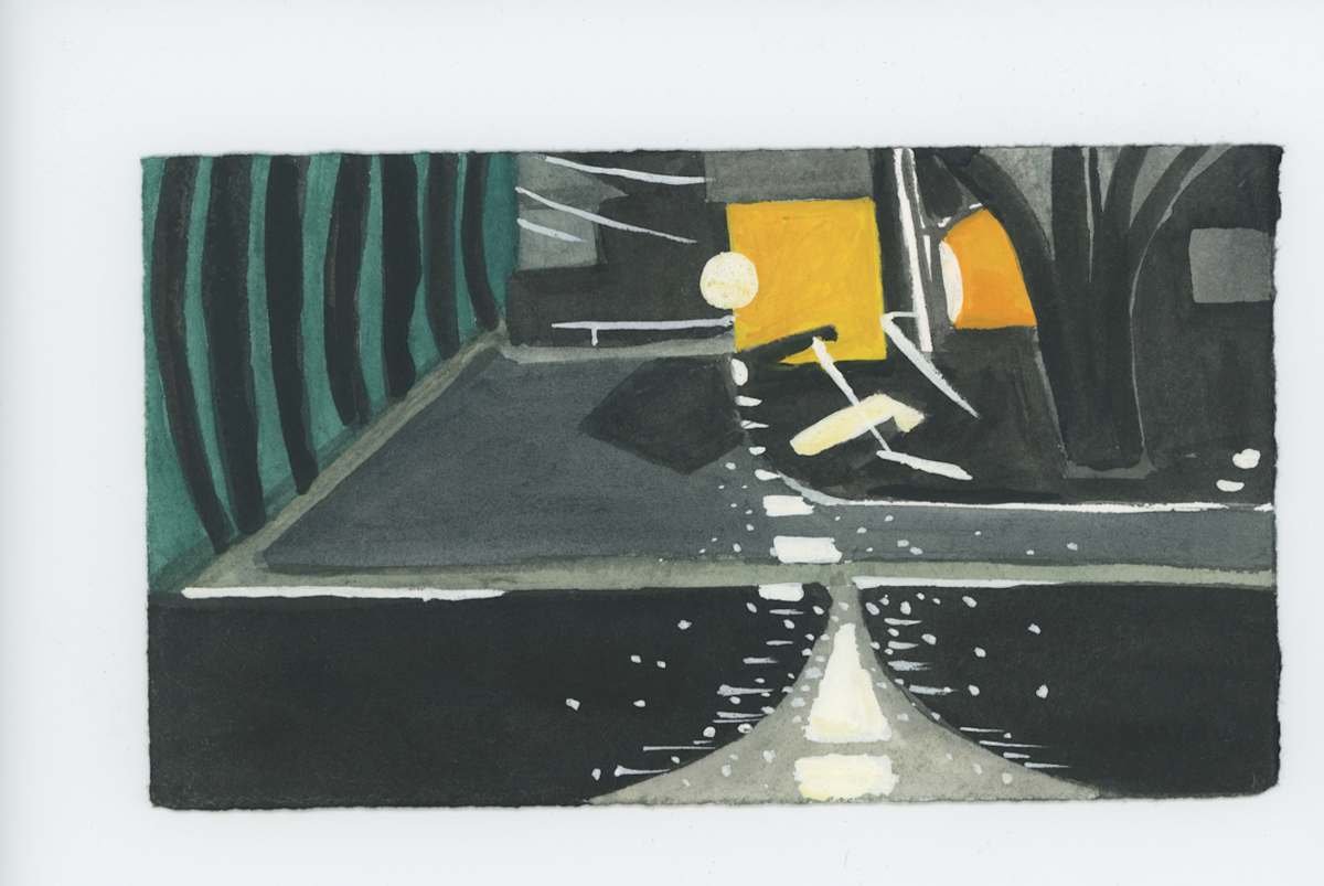 It Was Raining Last Night, #1819, Image 1.