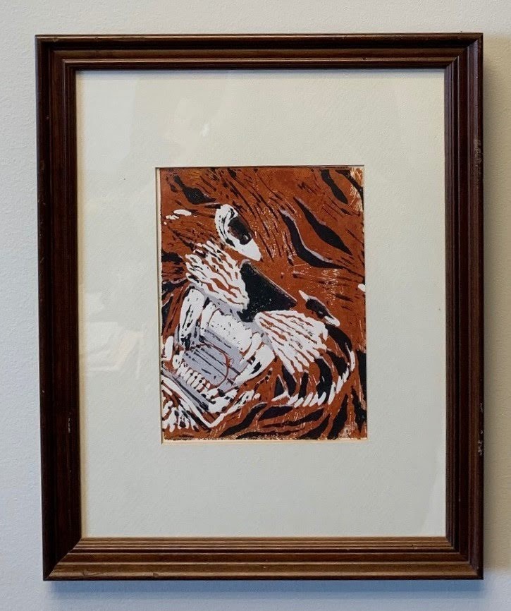 Eye of the Tiger (Art at Work) by Alfred Stewart 