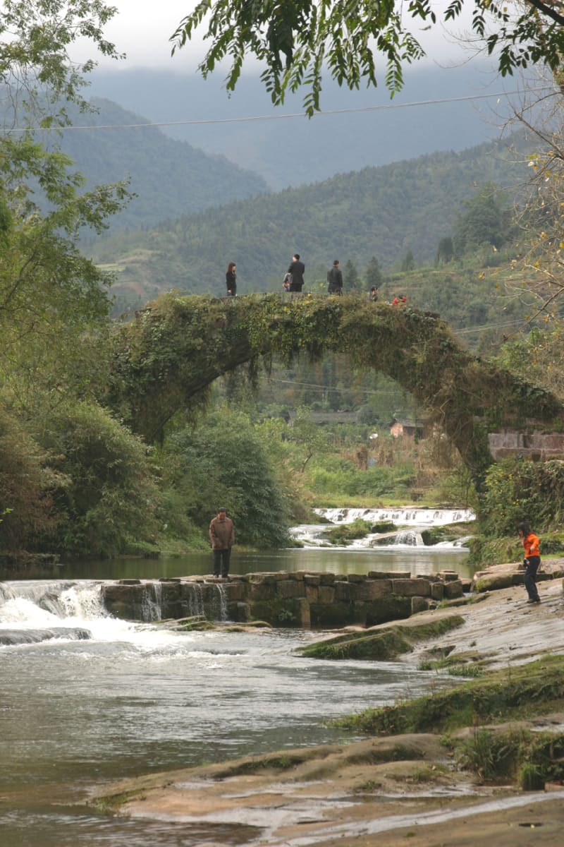 Ancient Footbridge, near Ya An by Sam Law, MD 