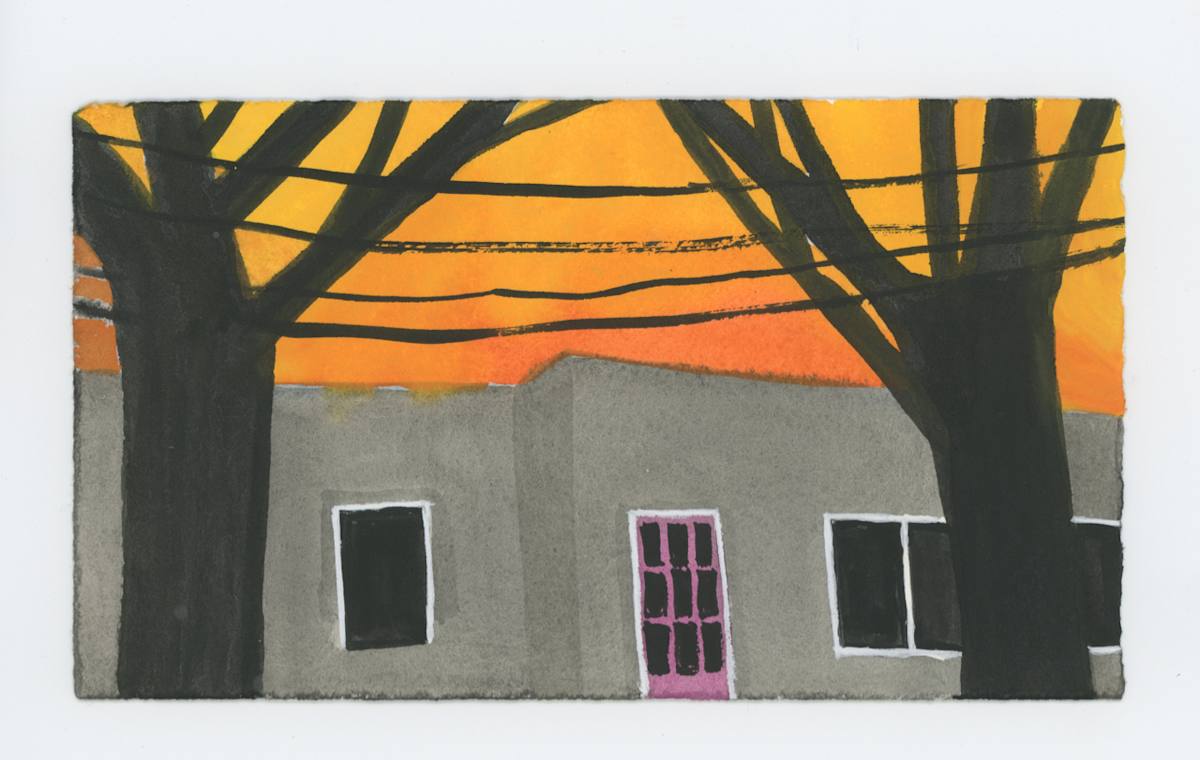 The Orange Sunset, #1734, Image 1.