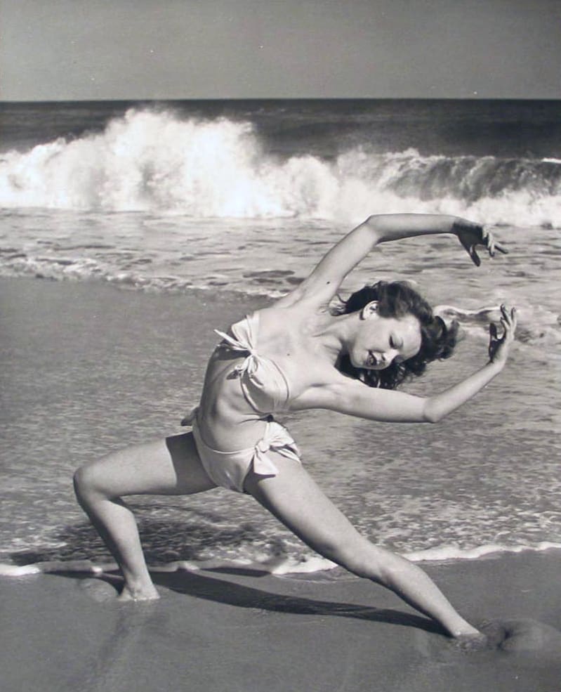 Cecile Aubrey by Philippe Halsman 