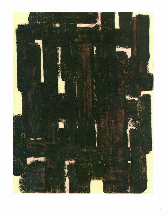 Untitled by Pierre Soulages, Image 1.