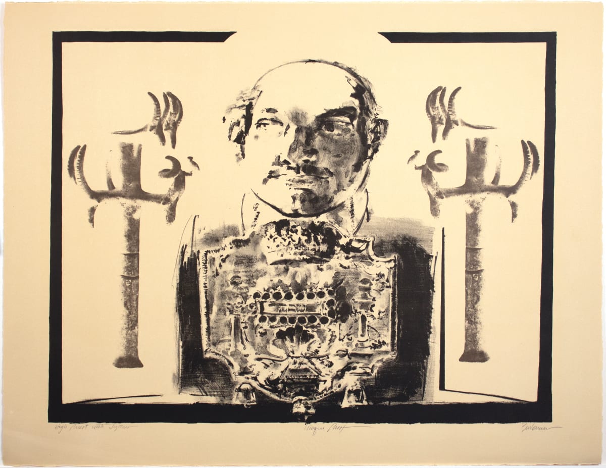 High Priest with Scepters by Harvey Breverman 