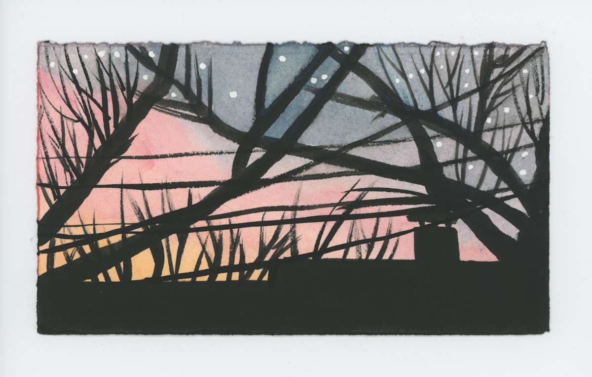 Night Starting, #1869, Image 1.