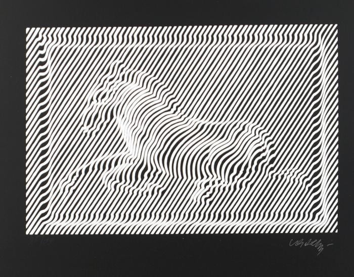 Zebra by Victor Vasarely 