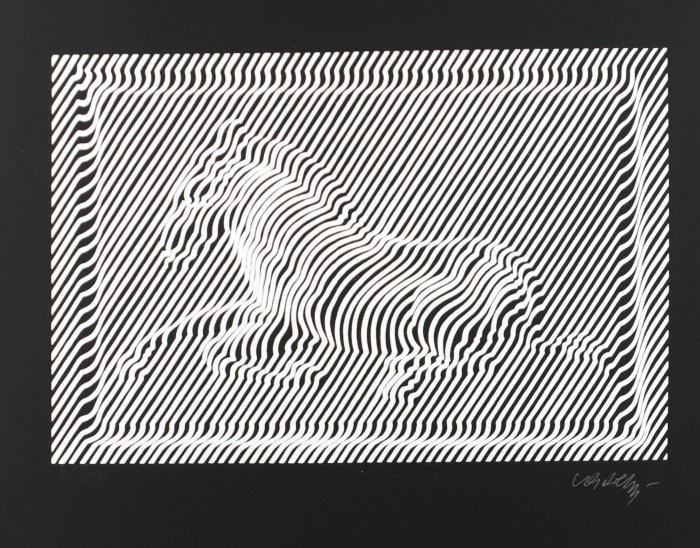 Zebra by Victor Vasarely, Image 1.