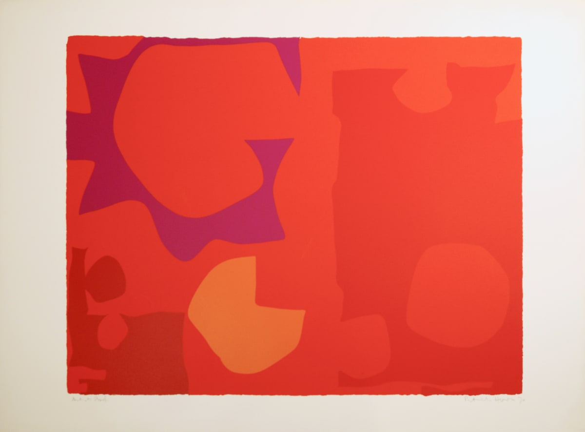 Six in Vermilion with Red in Red by Patrick Heron 