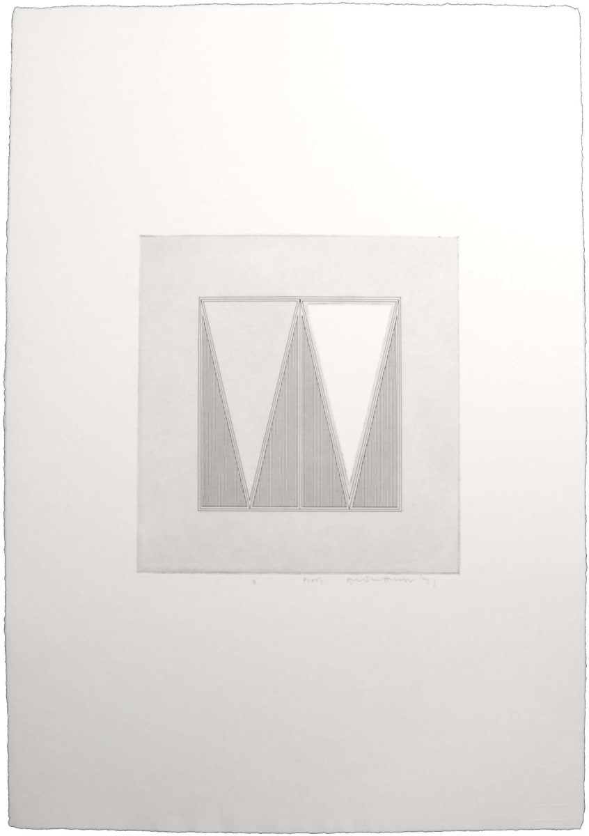 Triangles Within a Square VII by Gordon House, Image 1.