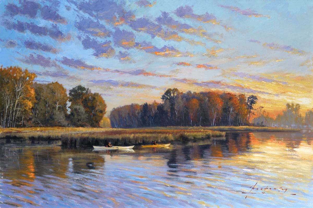 Dawn over Ladner by John Horton (CSMA, FCA) 