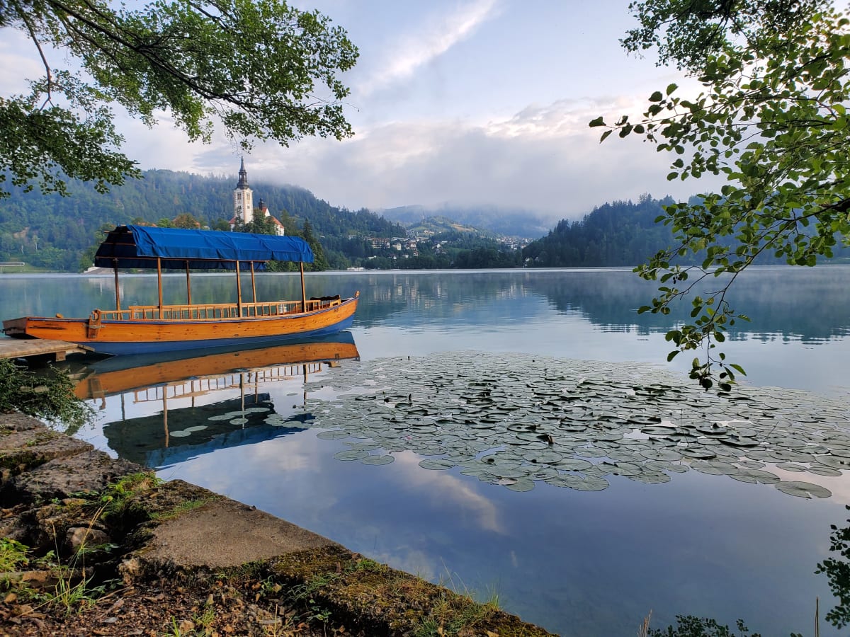 Sunrise on the Lake by Biana Godin 