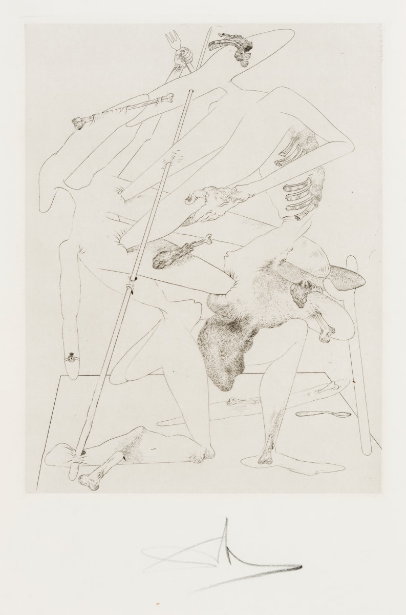 Les Chants de Maldoror by Salvador Dalí, Image 1.