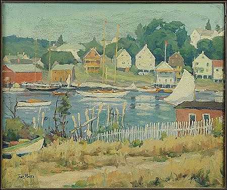 Harbor Scene by Tunis Ponsen, Image 1.