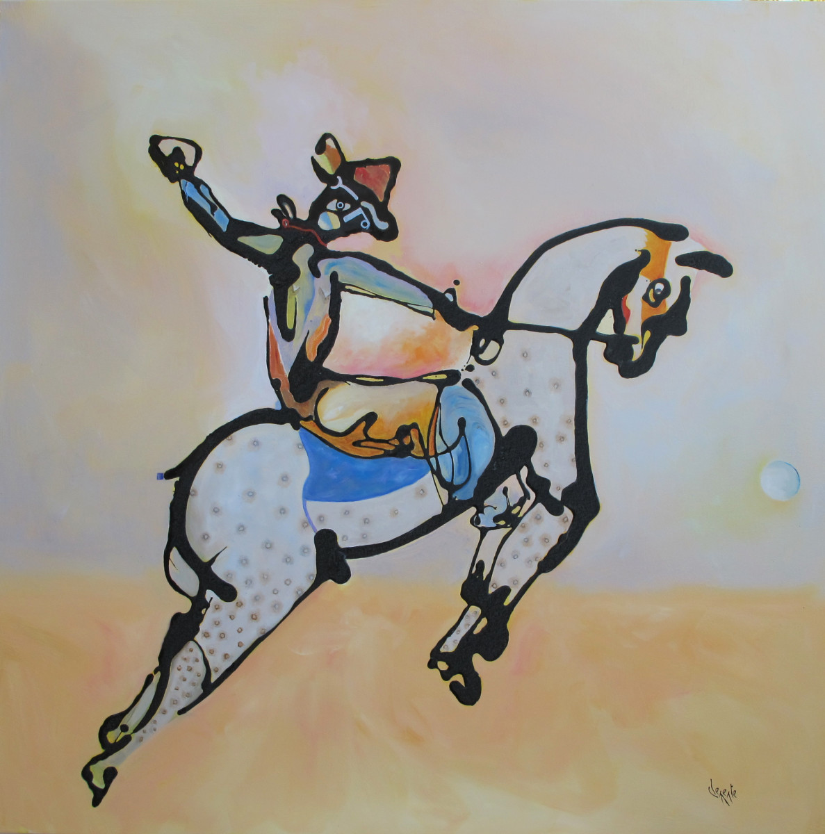 Rodeo-Appaloosa by Clemente Mimun 