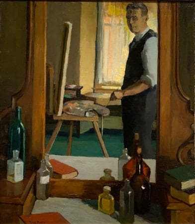Reflections of a Self Portrait by Tunis Ponsen, Image 1.
