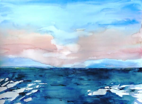 Open Water in the Arctic by Lisa Goren 