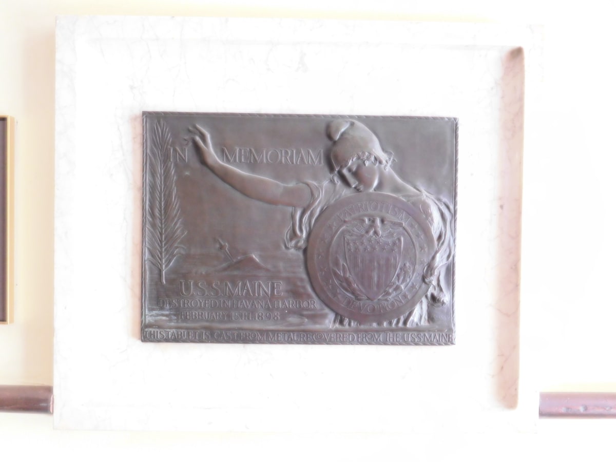 U.S.S. Maine Memorial Plaque by Charles Keck Jno Williams Inc. 