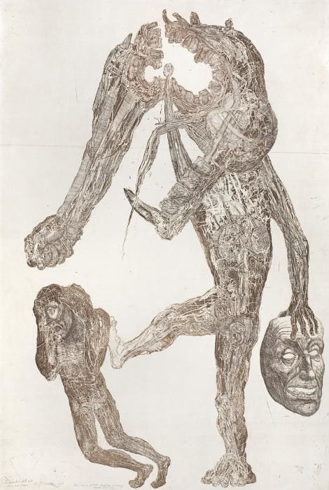 Commedia del Arte - King and Clown by Jiří Anderle 