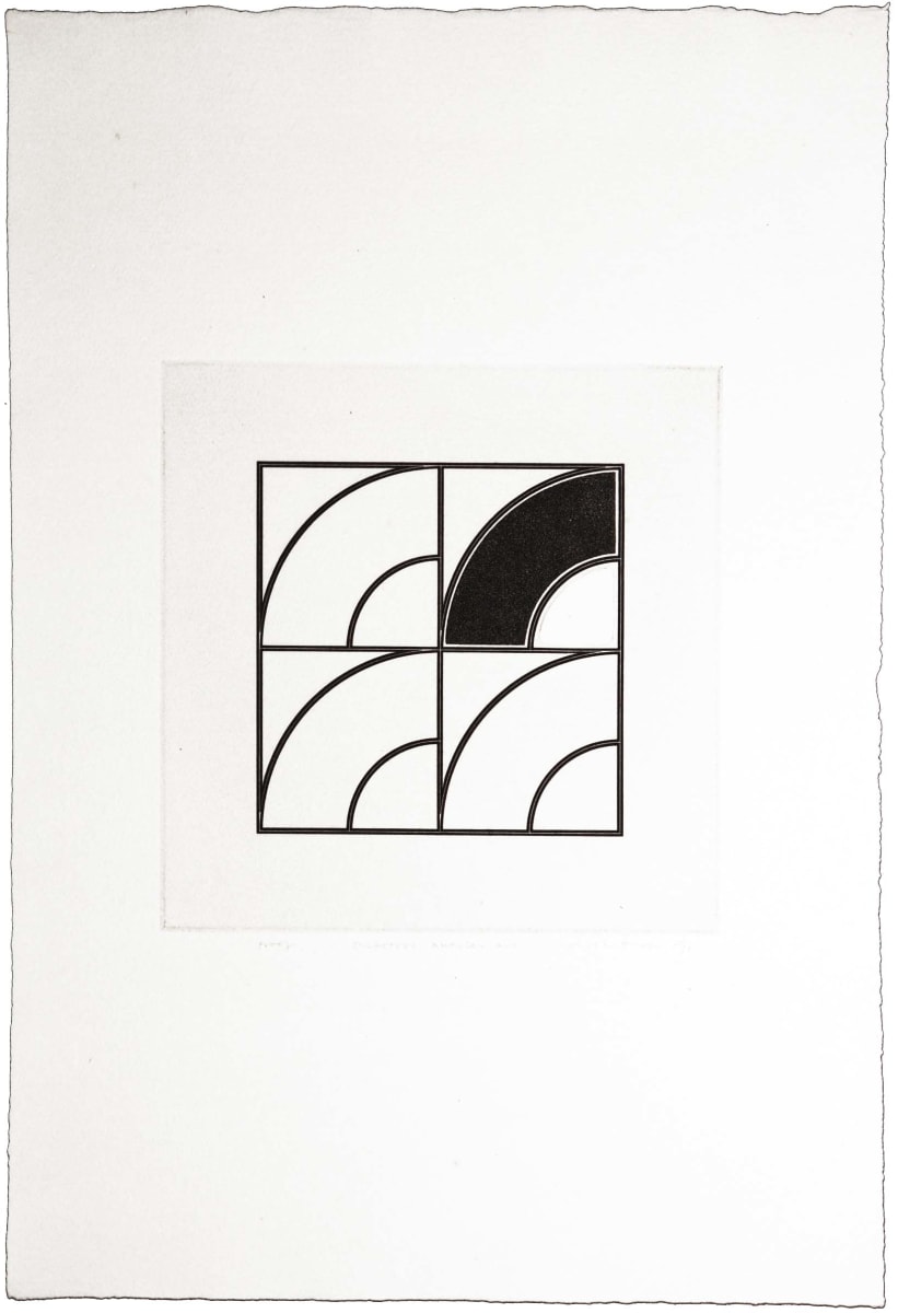 Embossed Quarter Arc by Gordon House, Image 1.