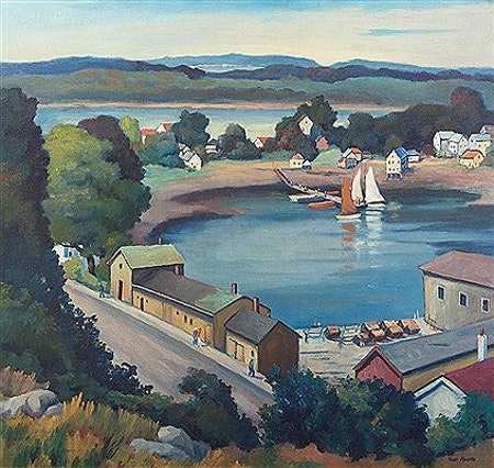 Harbor Scene by Tunis Ponsen, Image 1.