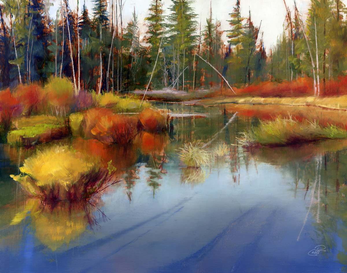 Fall River Study by Pat Cross 