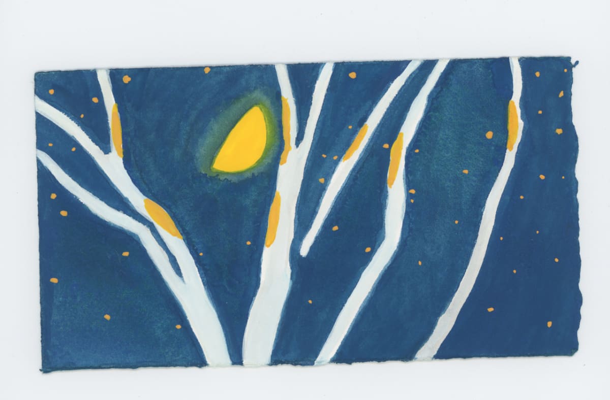 The Moon and the Sycamores, #1878 by Raya Bodnarchuk, Image 1.