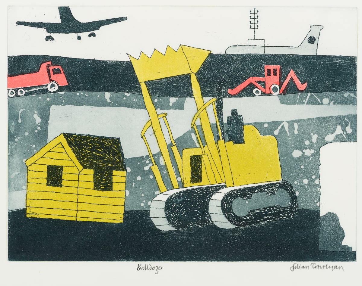 Bulldozer by Julian Trevelyan 