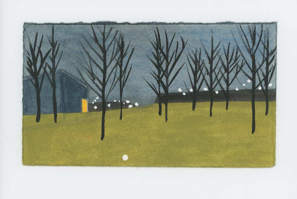 Almost Night, #1843, Image 1.