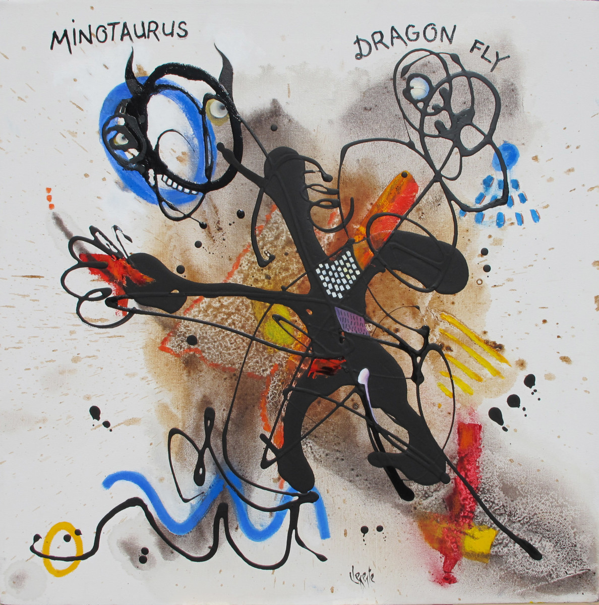 Minotaurus & Dragonfly by Clemente Mimun 
