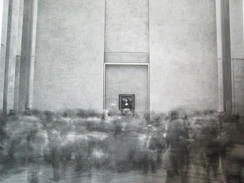 La Joconde, Salle des Etats, Musee du Louvre, Paris, 2008, From the City Stages Portfolio by Matthew Pillsbury 