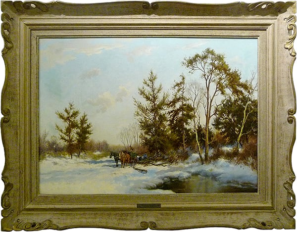 Winter at Hilversum by Dorus Arts (1901-1961) 