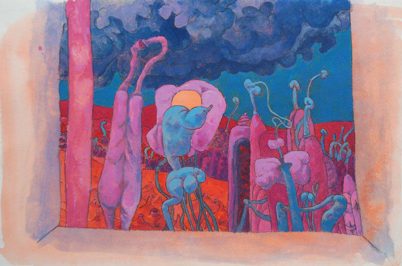 Untitled - Organscape by Leopold Segedin 