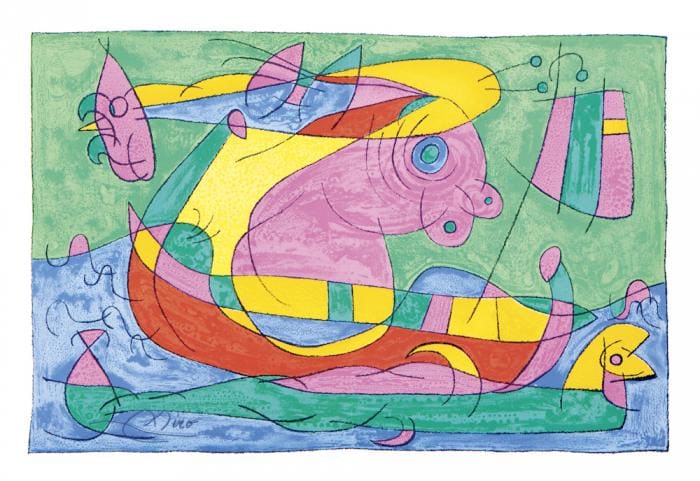 The Return Trip by Joan Miró 