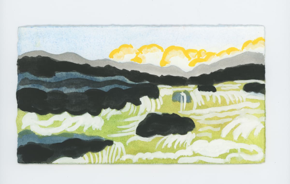 Some Billowy Clouds at the Falls, #1772 by Raya Bodnarchuk, Image 1.