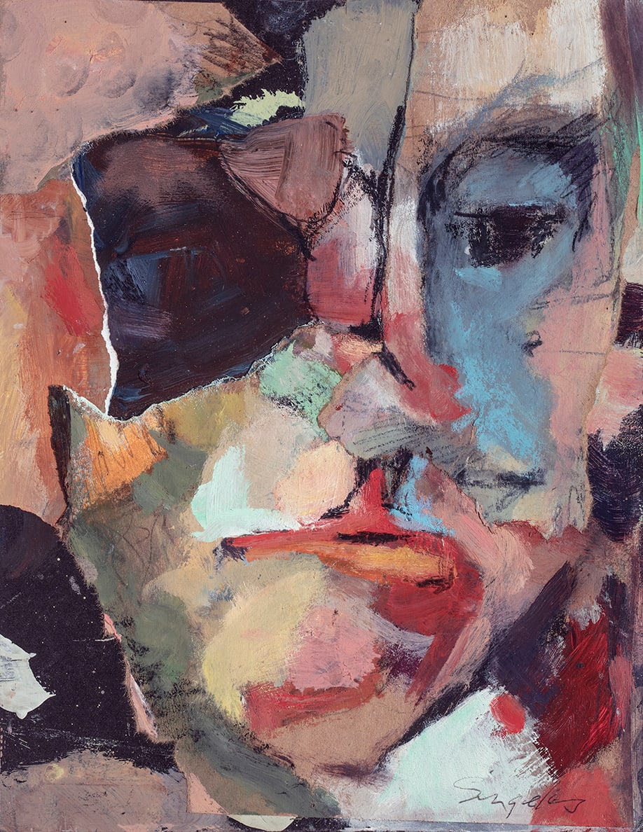 Torn Face 3 (Black Eye) by James Singelis 