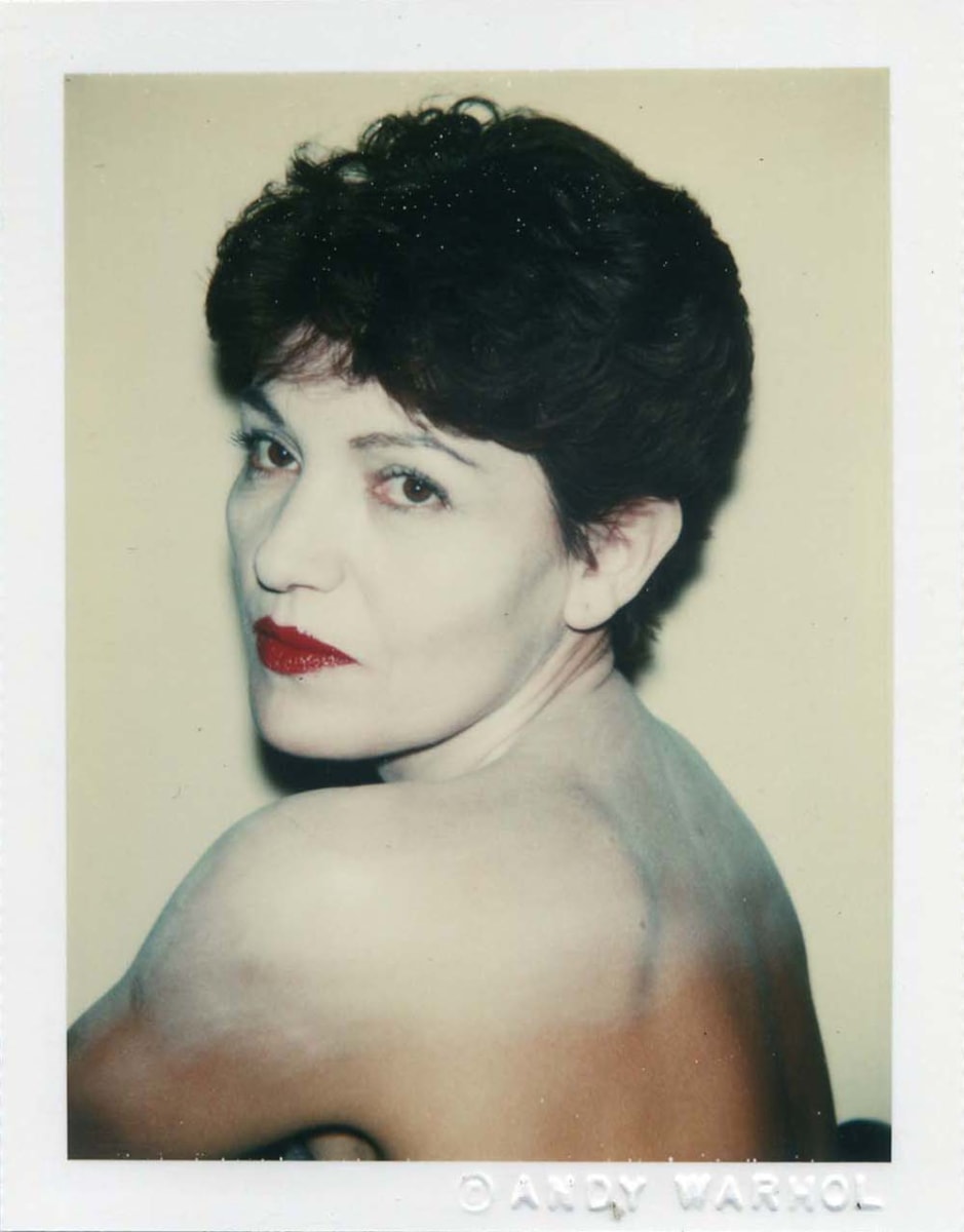 Unidentified Woman (Short Dark Hair) by Andy Warhol 