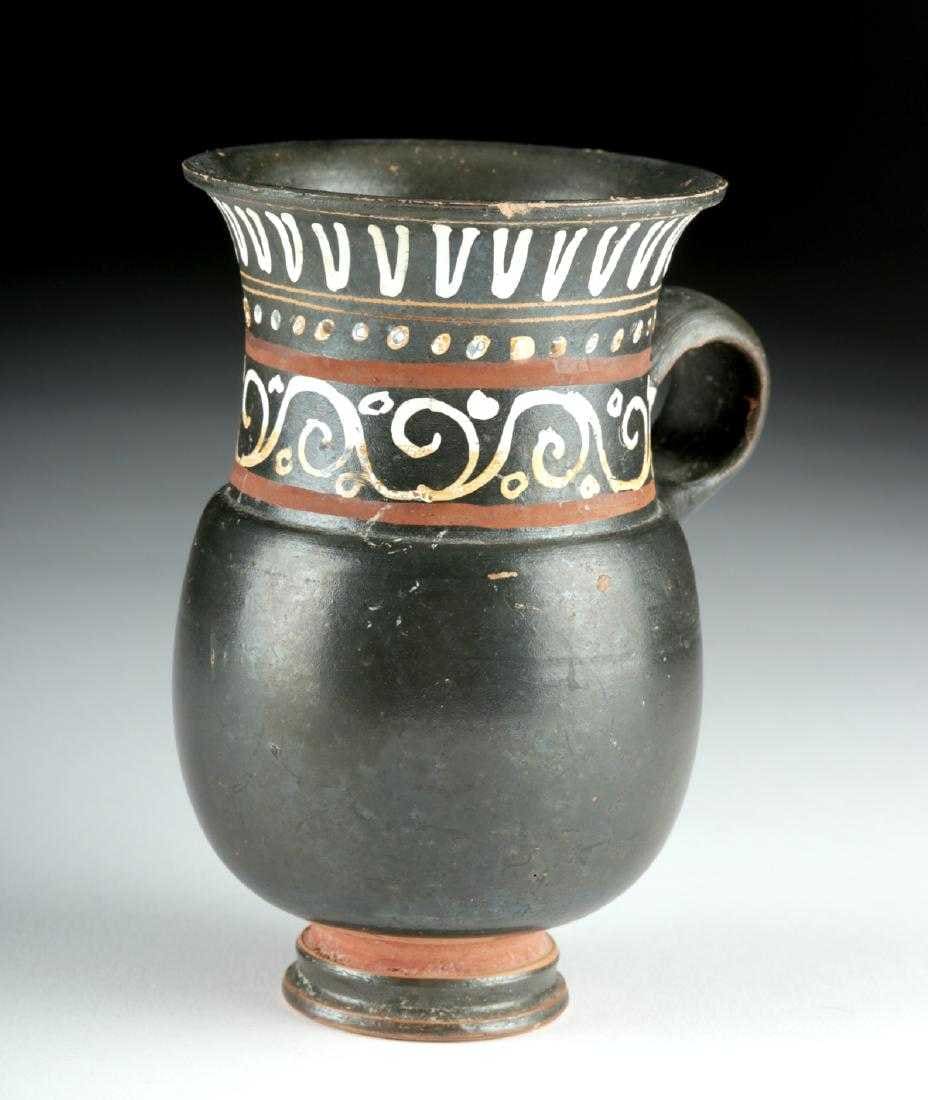 Greek Gnathian Pottery Thistle Mug by Unknown 