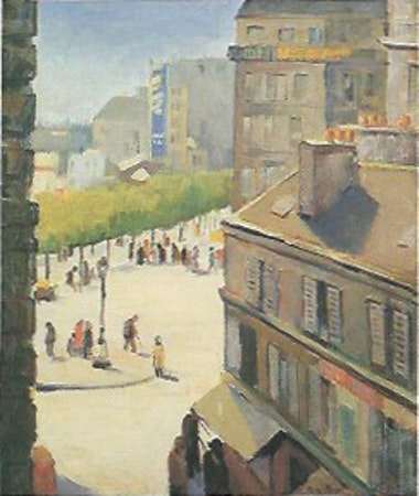 A Street in Paris by Tunis Ponsen, Image 1.