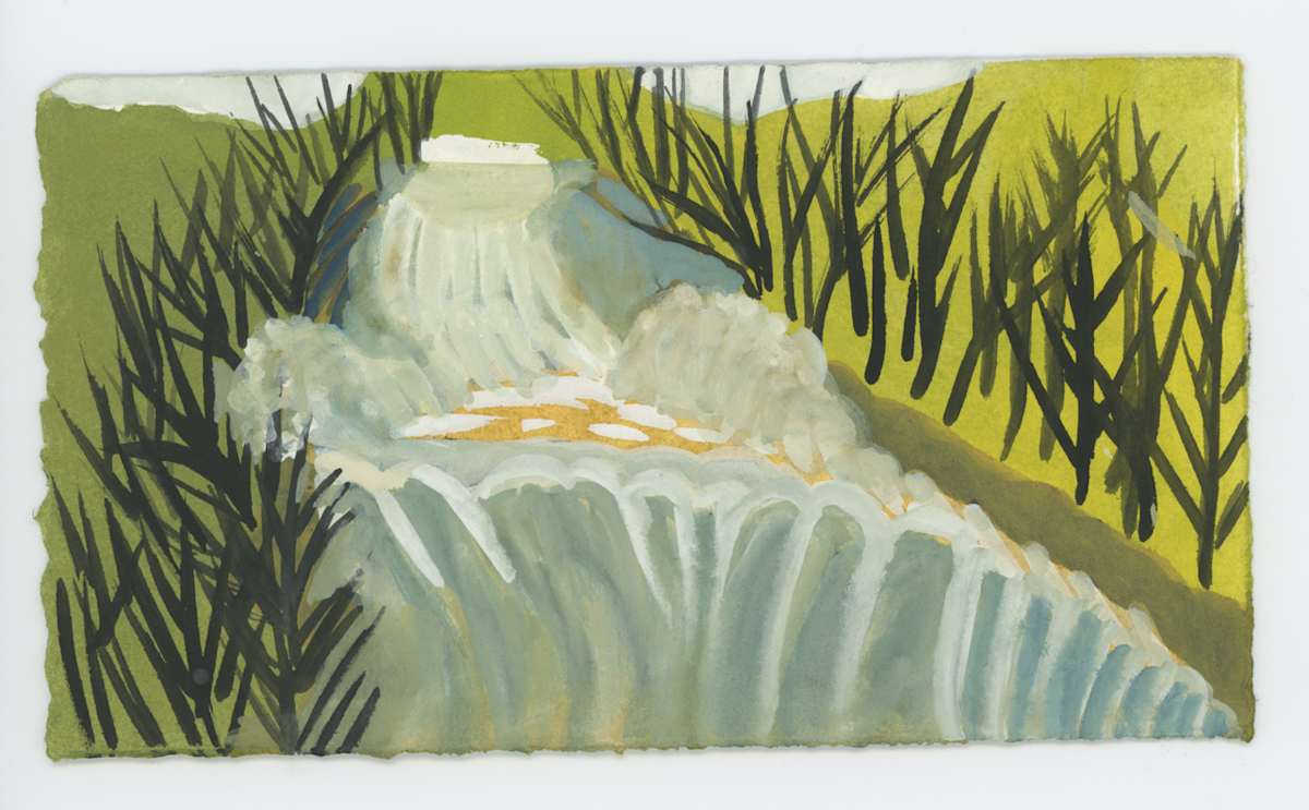 A Side Falls, #1646, Image 1.