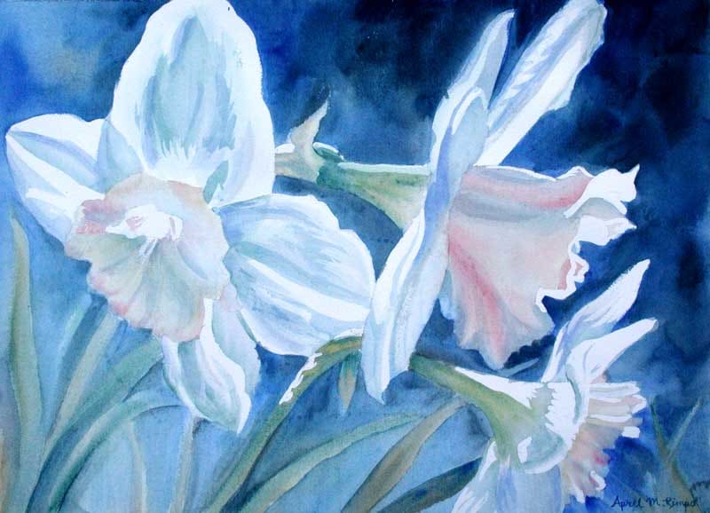Daffodil Trio by April Rimpo 