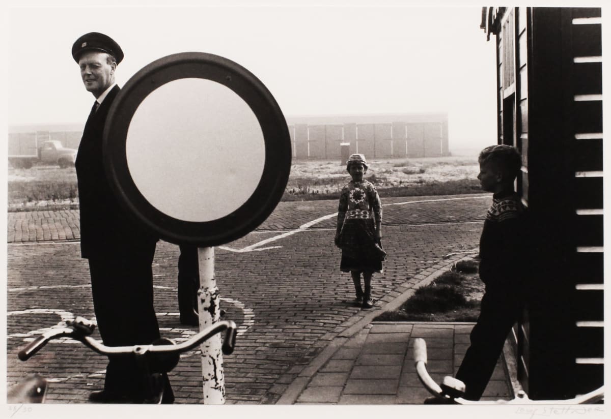 Parking Lot, Volendam, Holland by Louis Stettner 