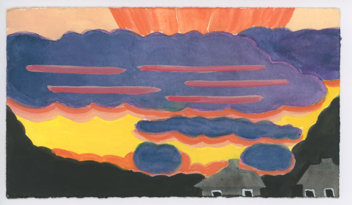 Watching Sunset Clouds, #1526 by Raya Bodnarchuk, Image 1.