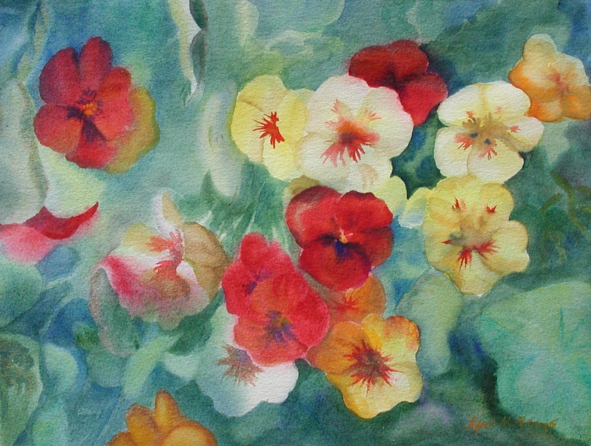 Pansies by April Rimpo 