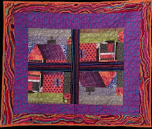 Digital Print House (Window Frame) by Sandy Teepen, Image 1.