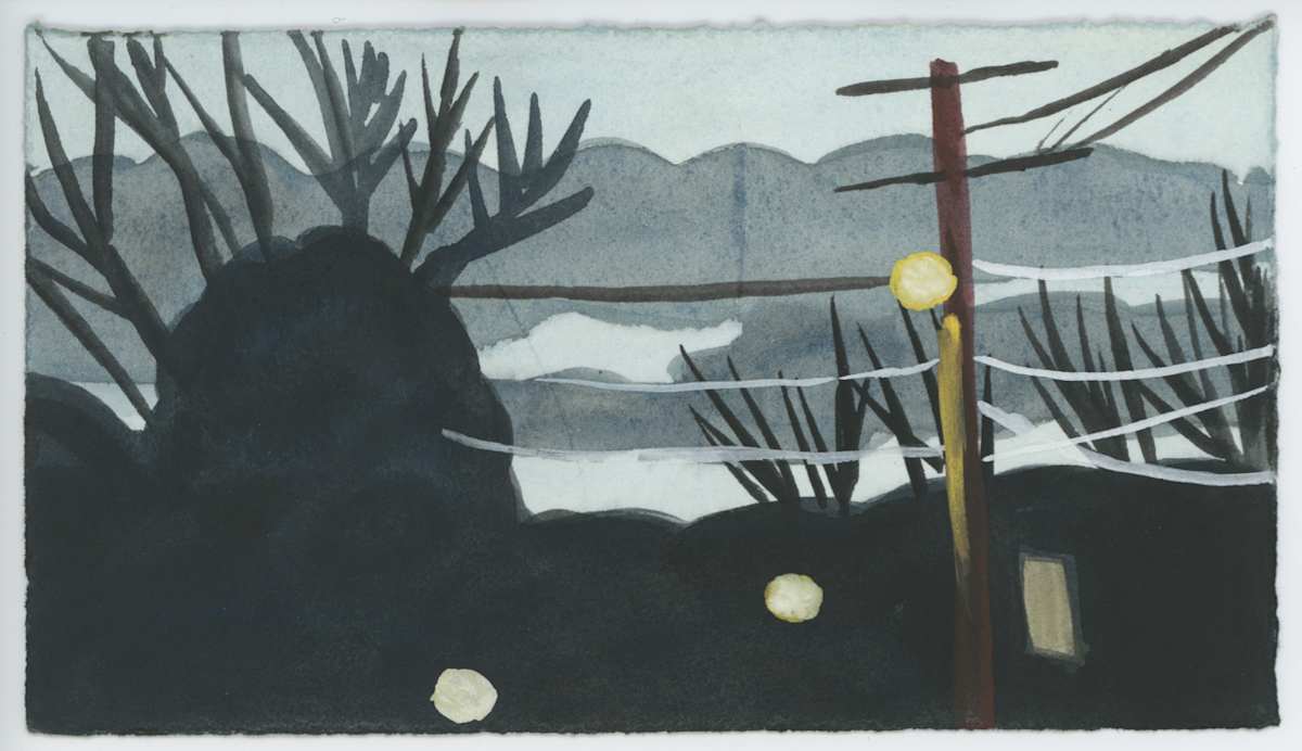 This February Evening, #1540, Image 1.