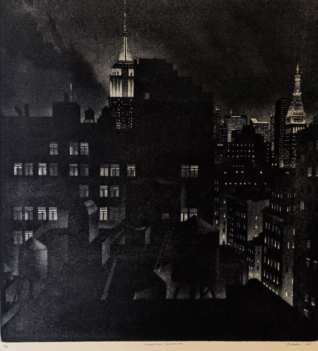Manhattan Chiaroscuro by William J. Behnken 