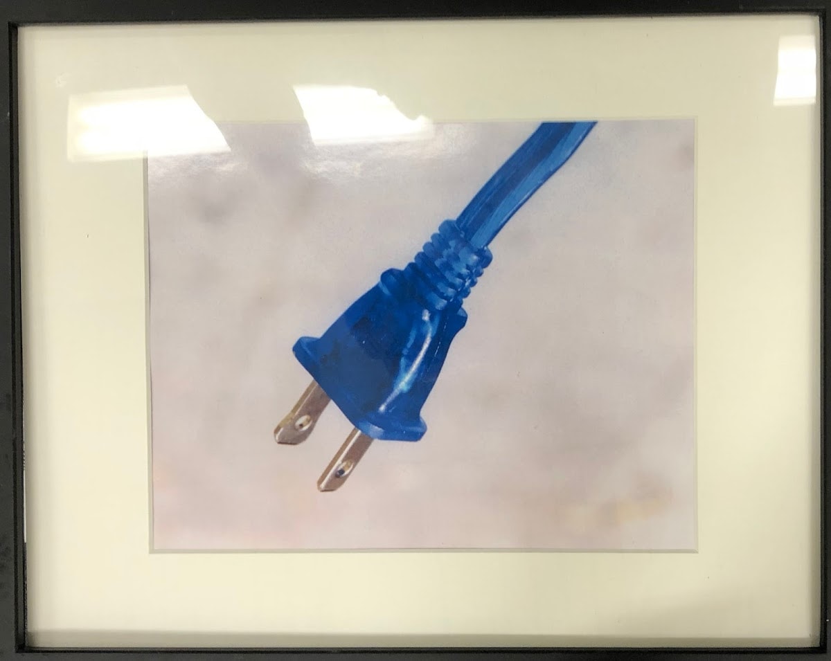 Blue Plug (RoyGBIV Series) by Allie Royce Soble, Image 1.