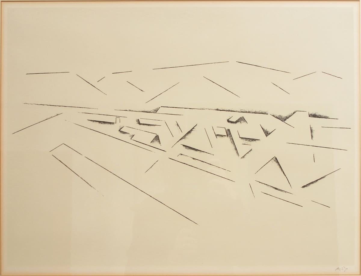 Llano Quemado II from The Taos Series by Andrew Dasburg 