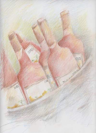 Tasting Time - colored pencil - print by Barbara Jacobs 