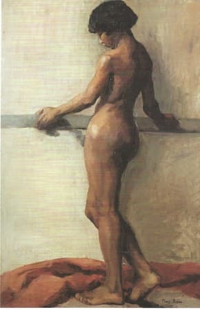 Reposing Nude by Tunis Ponsen 